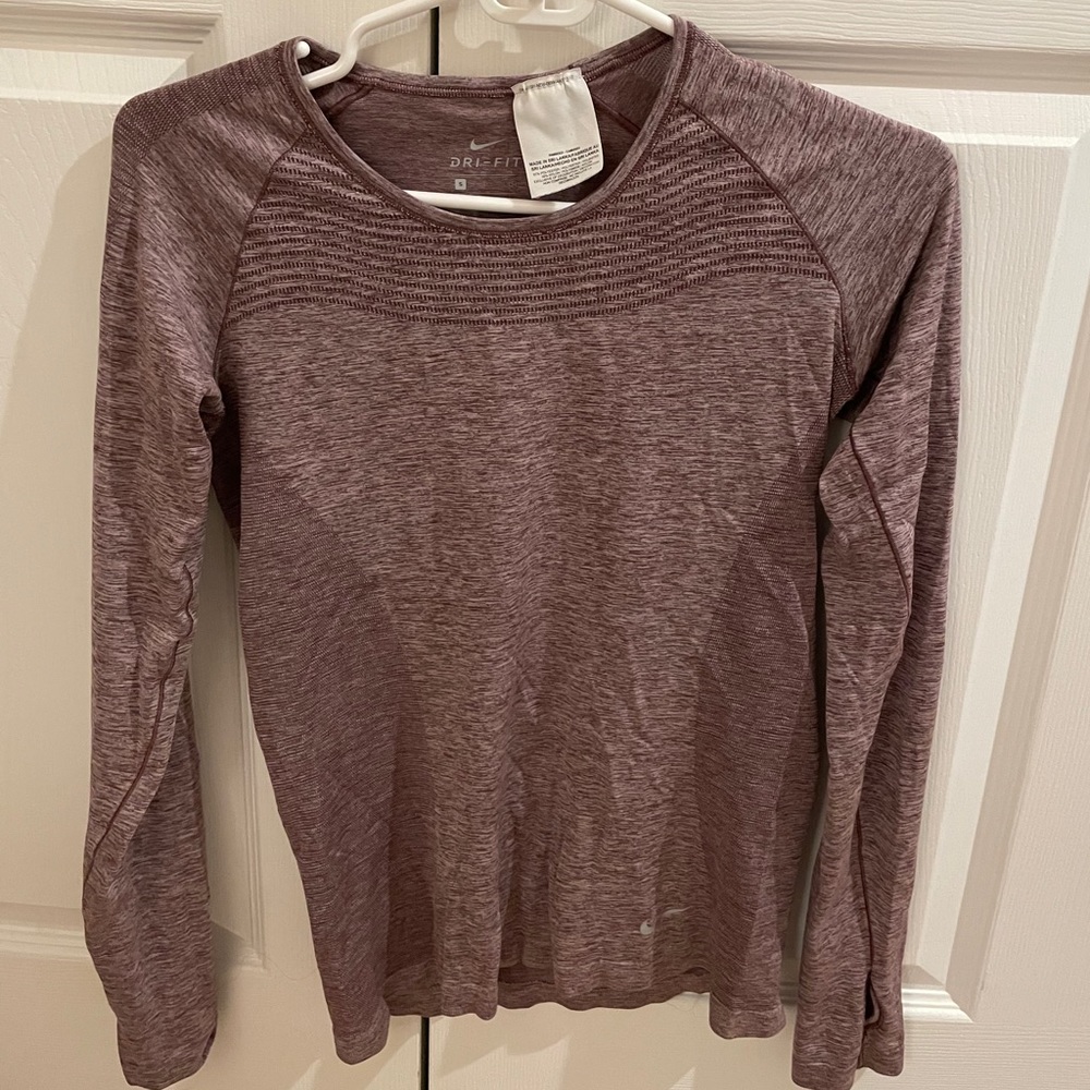 Nike long sleeve purple tee
